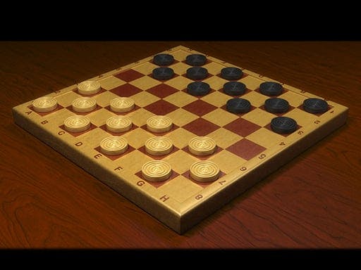 Jogar online: Checkers Dama chess board
