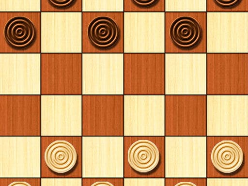 Jogar online: Checkers - strategy board game